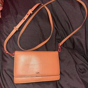 Michael Kors Brown Leather Crossbody Bag